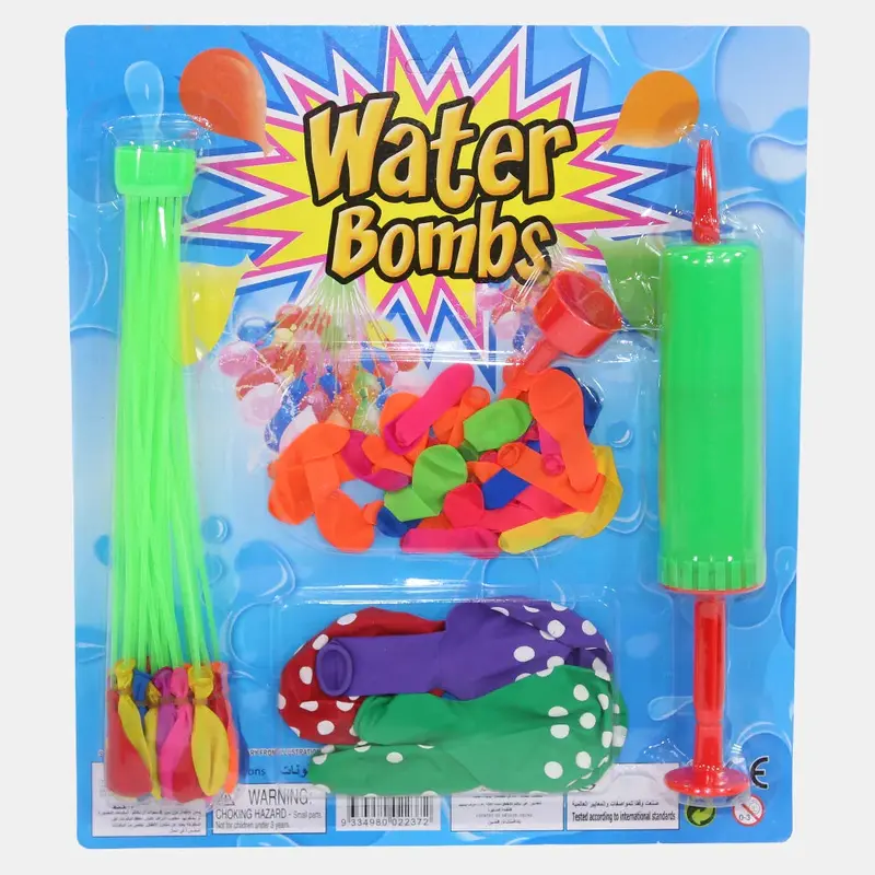 Mixed Balloons Set with Pump  Green