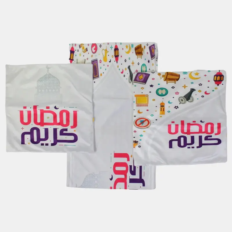 Velvet Runner & Cushion Set  Ramadan Kareem