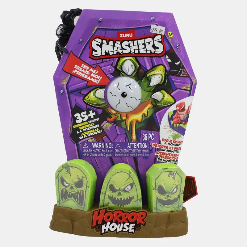 Zuru Smashers Large Horror House  35+ Surprises  Series 1