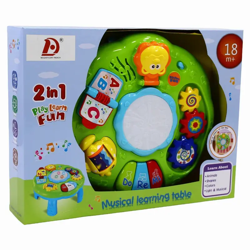 2-in-1  Play & Learn Fun Activity Table