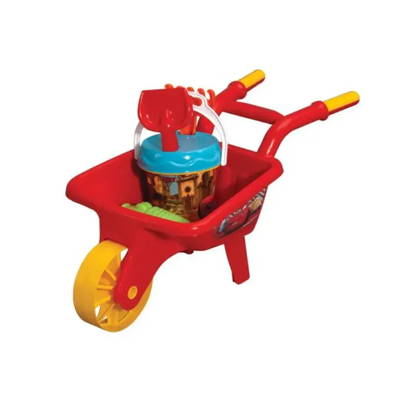 Dede Cars Wheelbarrow Beach Toys Set