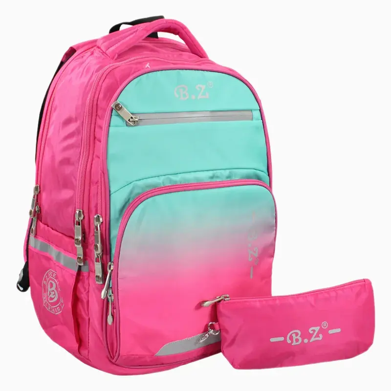 Pink School Set - 20 Inches (Backpack + Pencil Case)