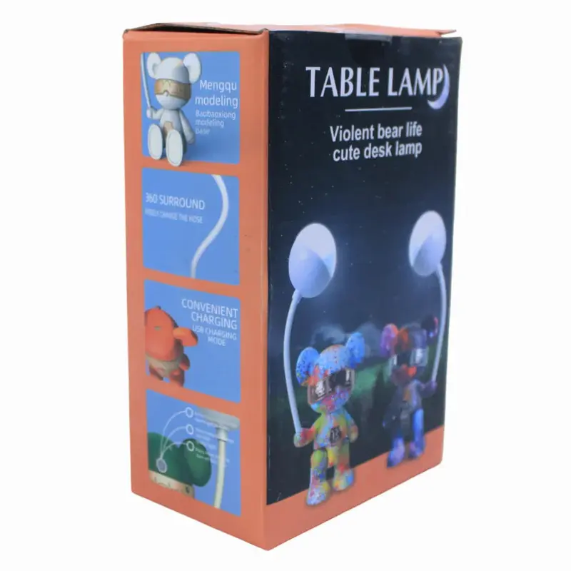 Violent Bear Life Cute Desk Lamp  Green