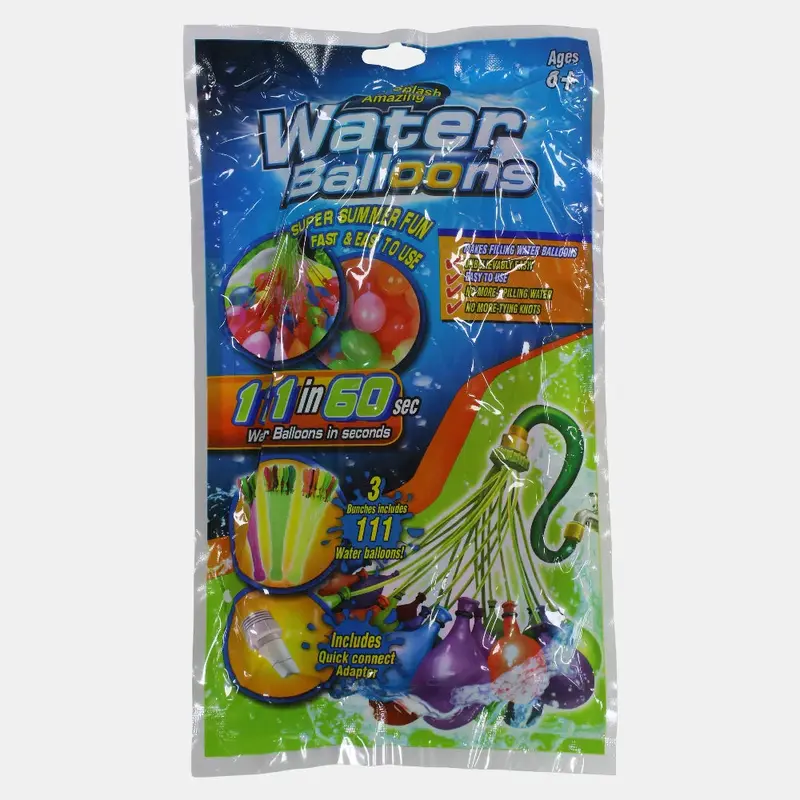 Water Balloons Magic Self-Sealing  Multi-Color