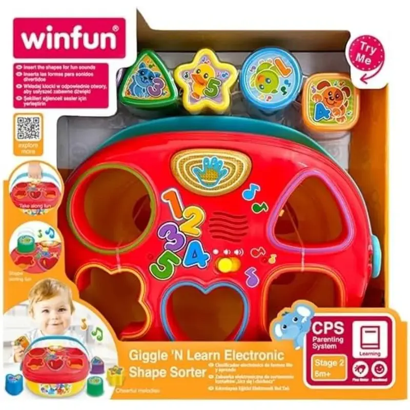 WinFun Giggle 'N Learn Electronic Shape Sorter