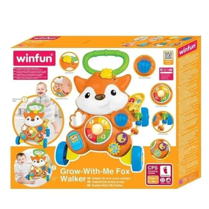 WinFun Grow With Me Fox Walker