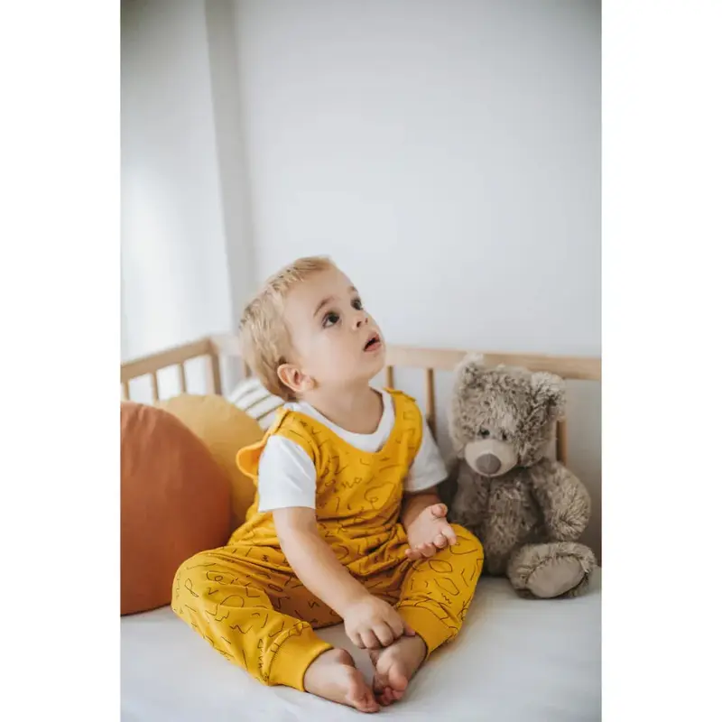 Baby Boys Romper - Cute Doodles Print