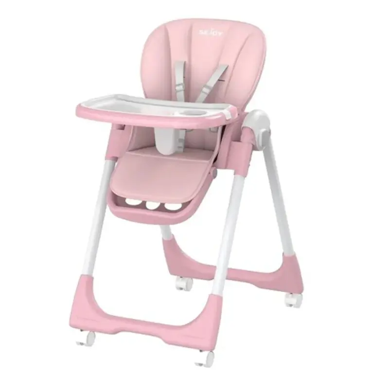 Baby Eating High Chair  Pink