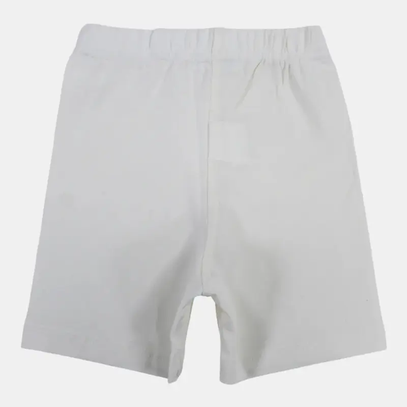 Girls Cotton Under Shorts White