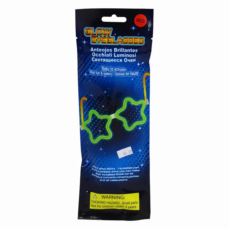 Glow-in-the-Dark Eye Glasses