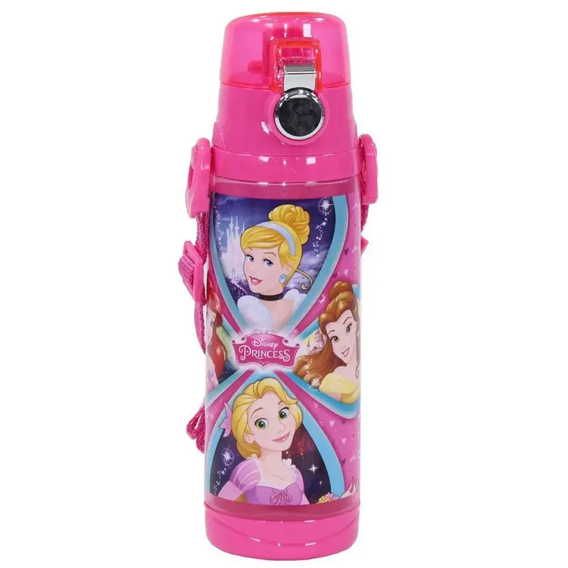 Stor 600ml Square Water Bottle - Princesses