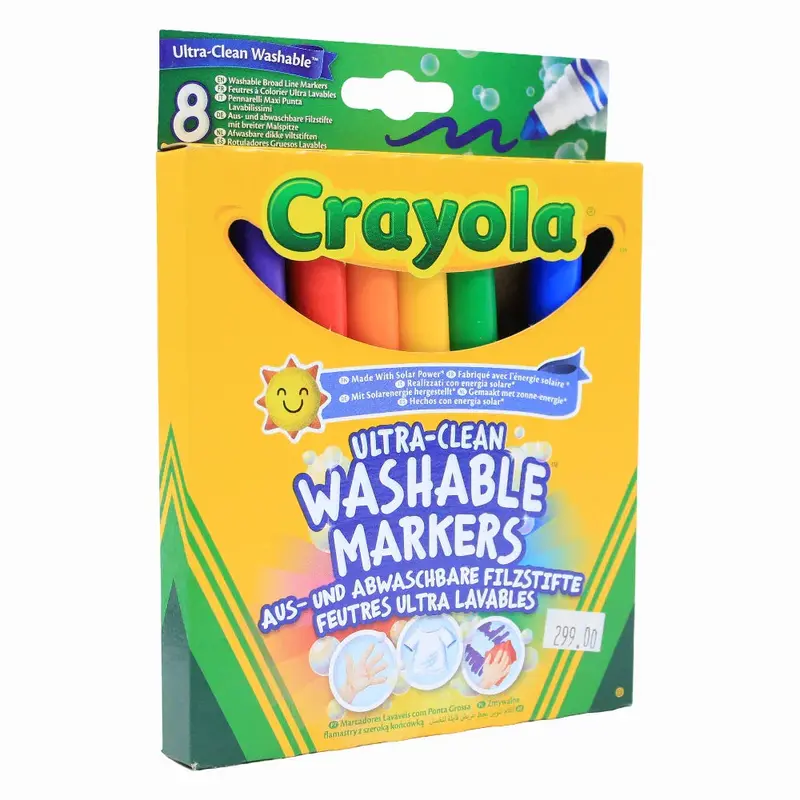 Crayola Ultra Clean Washable Markers  8 Colors