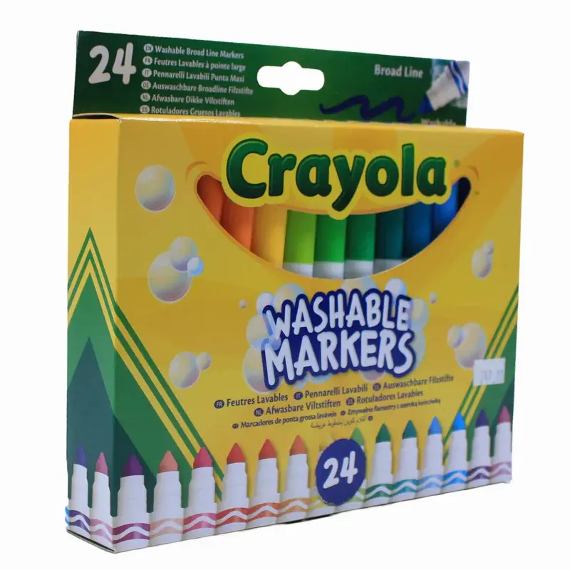 Crayola Washable Markers  24 Colors