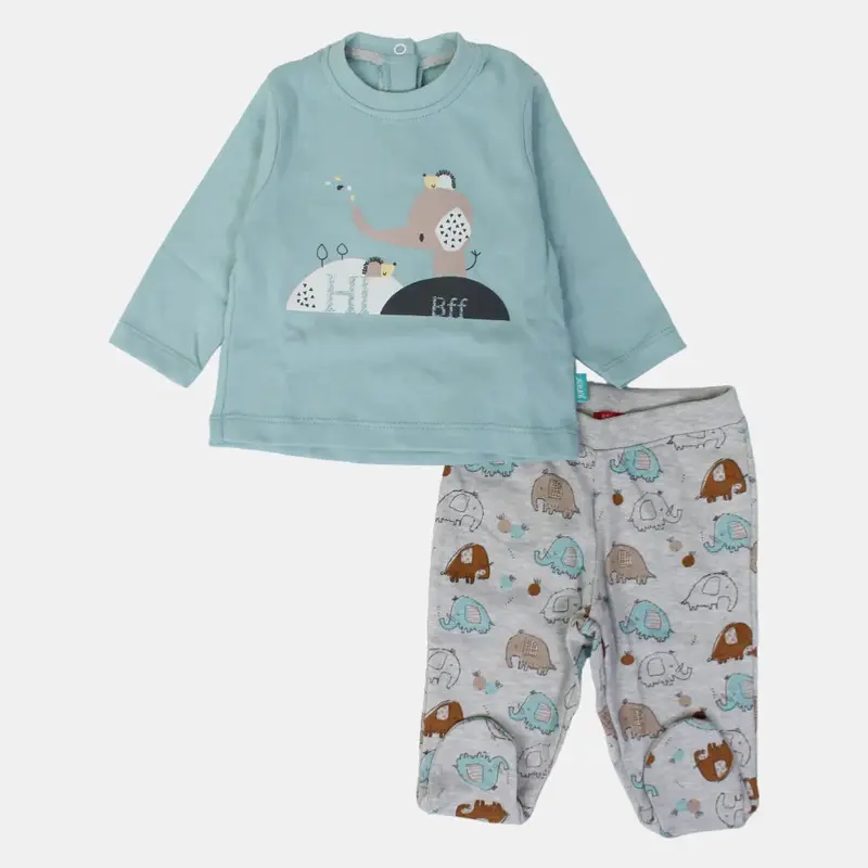 Elephant Long-Sleeved Pajama