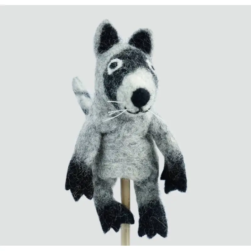 The Winding Road - Felt Raccoon Finger Puppet