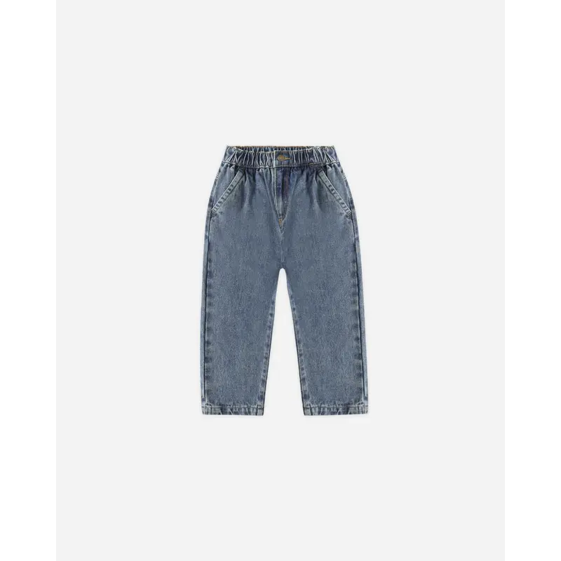 Rylee + Cru - Baggy Pant - Indigo Denim