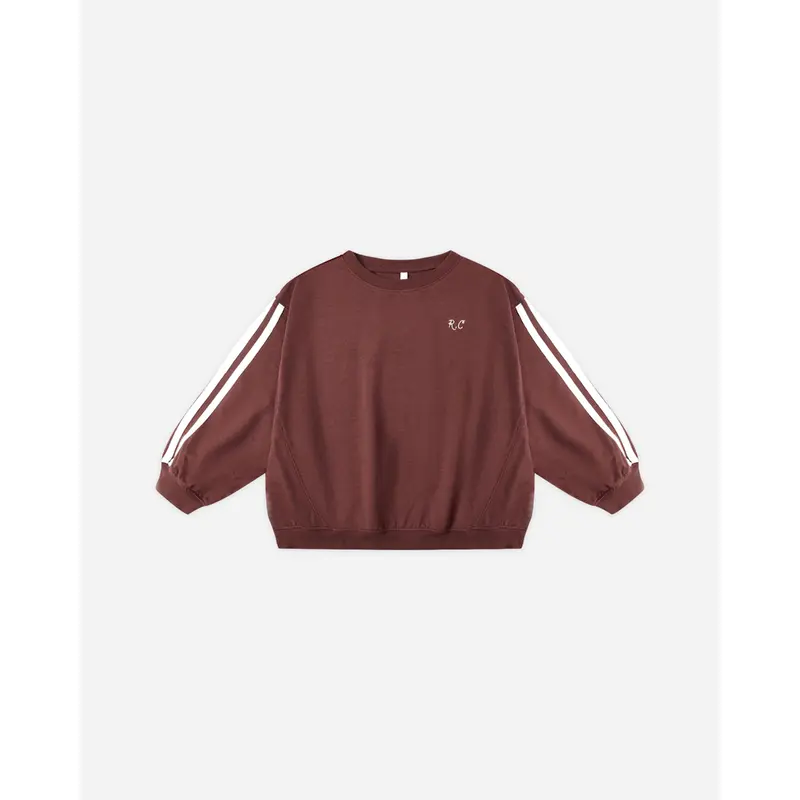 Rylee + Cru - Oversized Sweatshirt - Burgundy