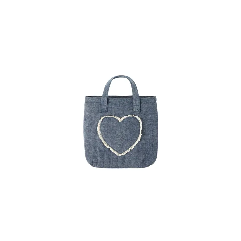 Rylee + Cru - Quilted Tote Bag - Indigo Denim