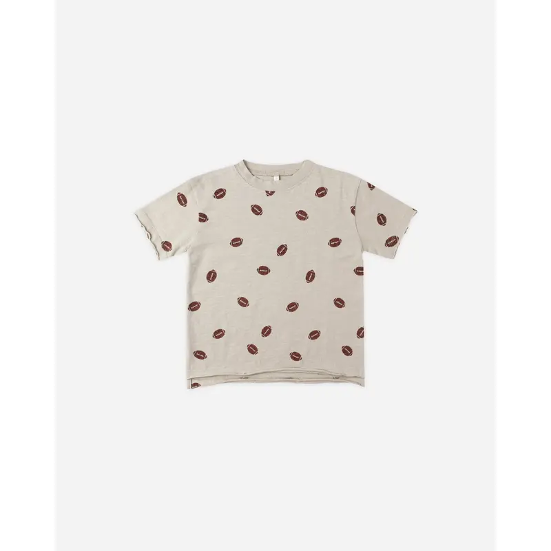Rylee + Cru - Raw Edge Tee - Football