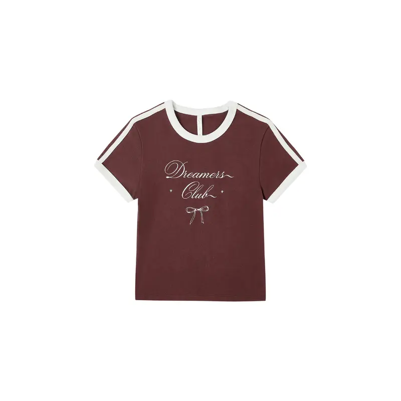 Rylee + Cru - Tween Baby Tee - Burgundy