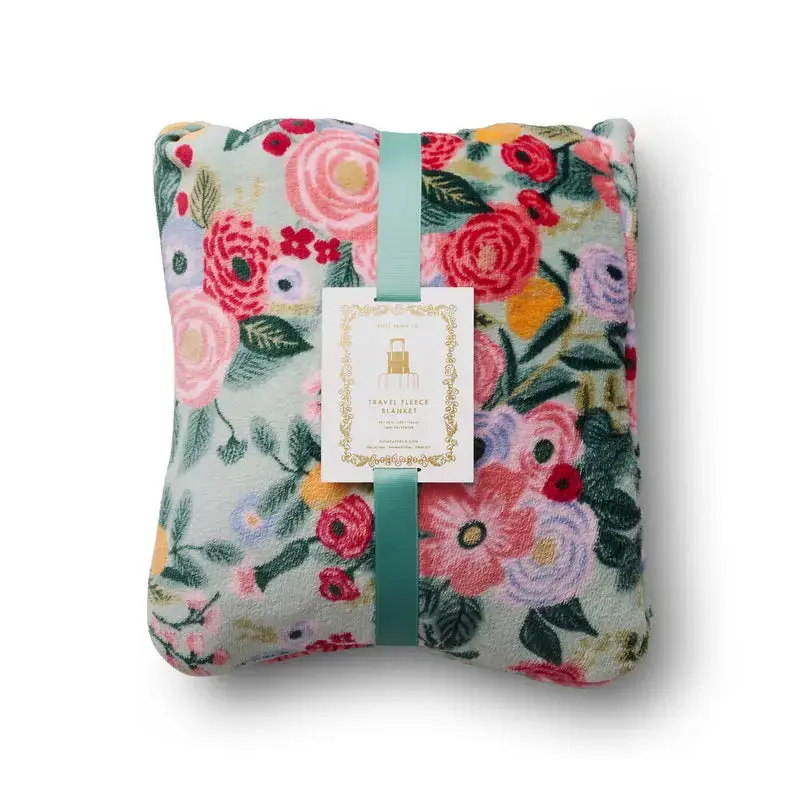 Rifle Paper Co. - Travel Fleece Blanket - Garden Party