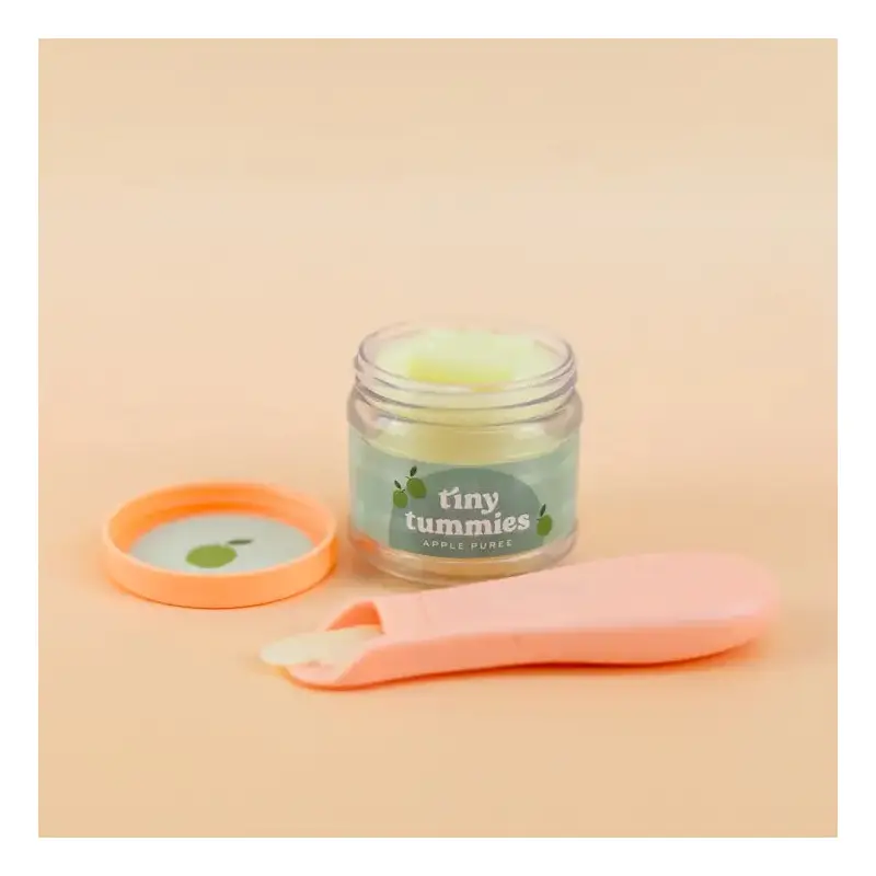 Tiny Tummies - Food Jar + Spoon Set - Apple Puree