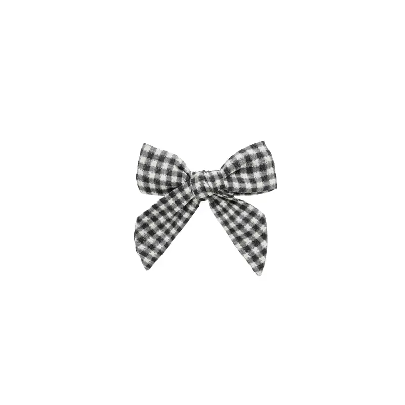 Rylee + Cru - Bow - Black Gingham