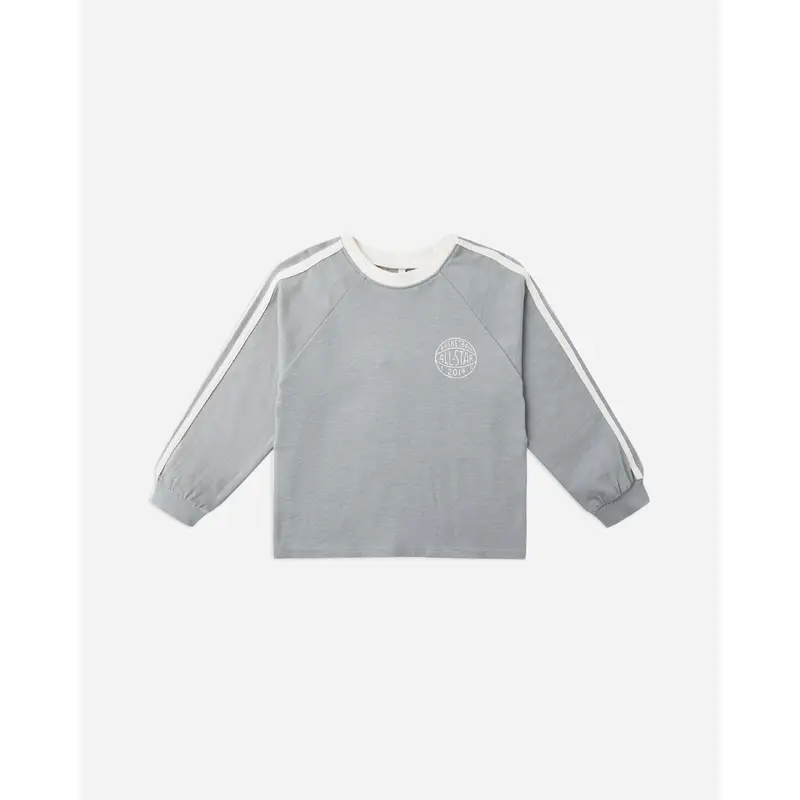 Rylee + Cru - Jersey Long Sleeve Tee - Dusty Blue