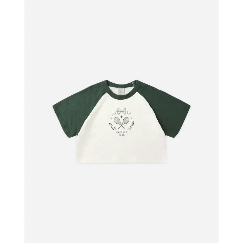 Rylee + Cru - Raglan Crop Tee - Racquet Club