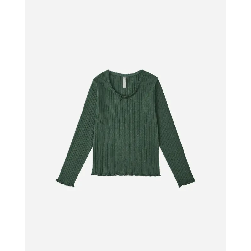 Rylee + Cru - Ribbed Long Sleeve - Green