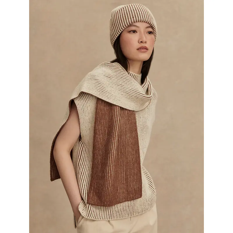 Varley - Deville Plated Scarf - Cocoa Dust