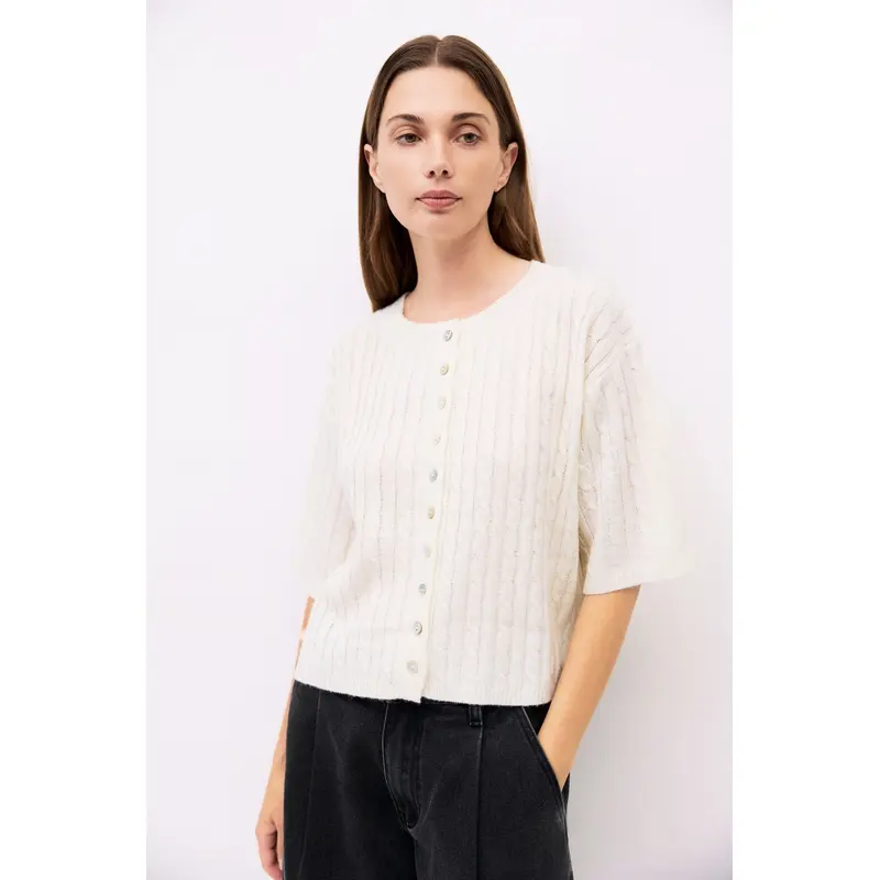 The Poppy Cardigan - Cream