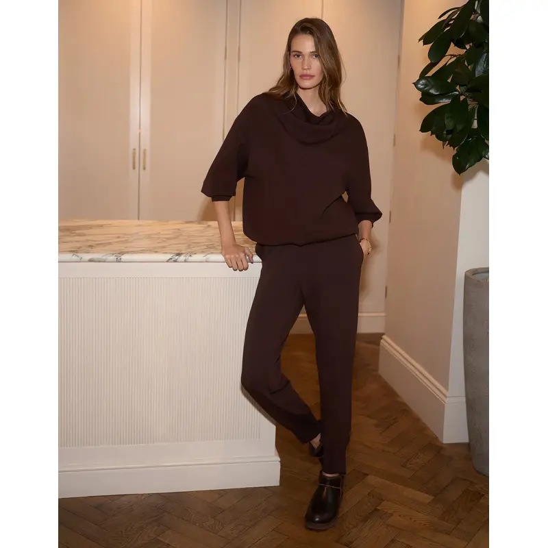 Varley - Slim Cuff Pant - Coffee Bean - 27.5"