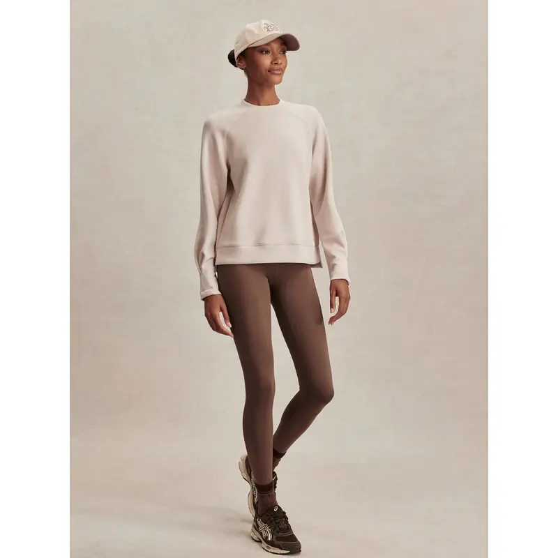 Varley - Zosia Crew Neck Active Sweater - Silver Grey