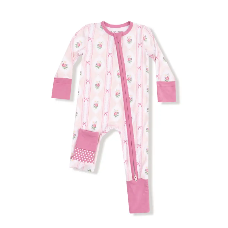 2 Way Zipper Romper - Ogee Lace Floral