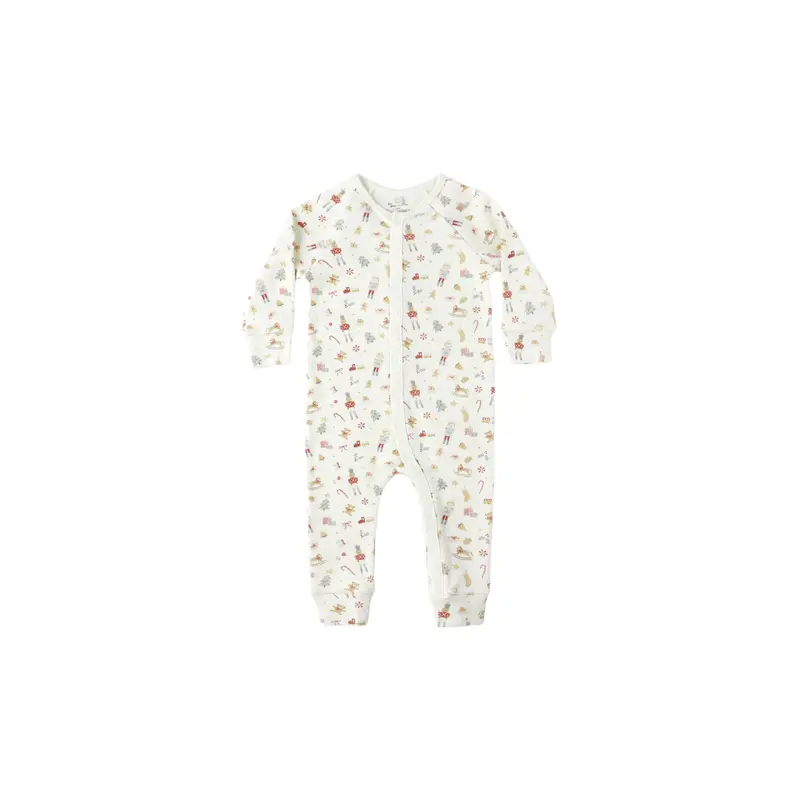 Rylee + Cru - Organic Long John Pajamas - Festive