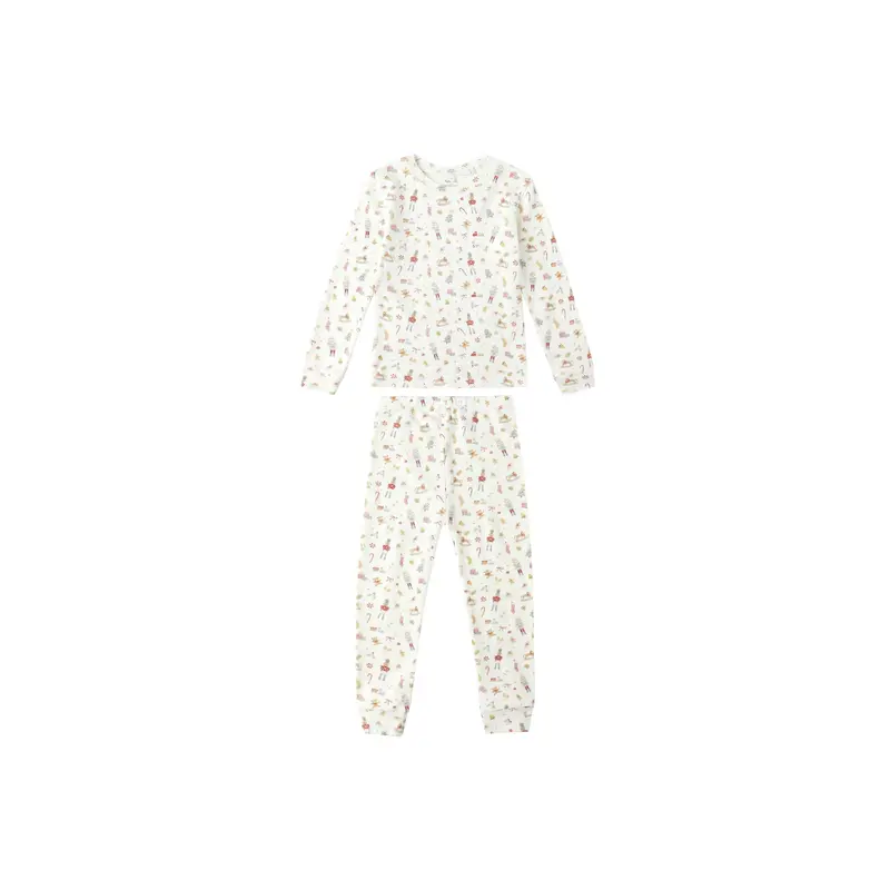 Rylee + Cru - Organic Long Sleeve Pajama Set - Festive