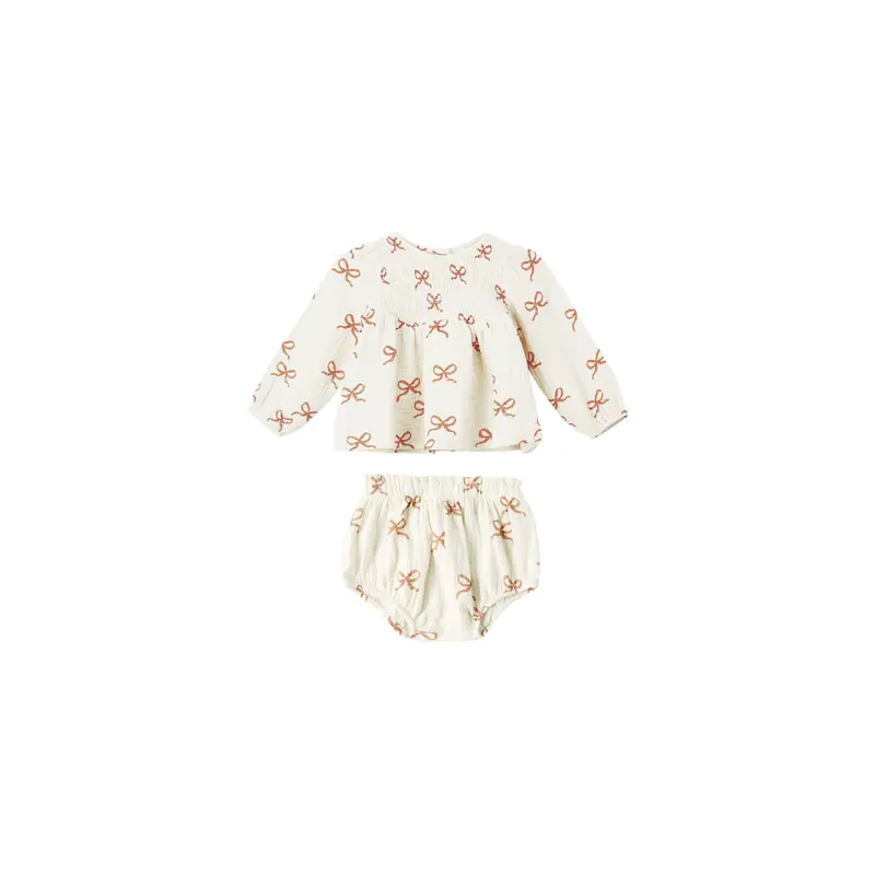 Rylee + Cru - Sophia Top + Bloomer Set - Ruby Bows