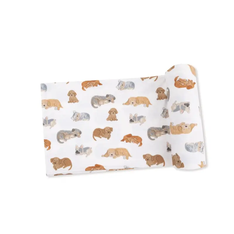 Swaddle Blanket - Napping Puppies