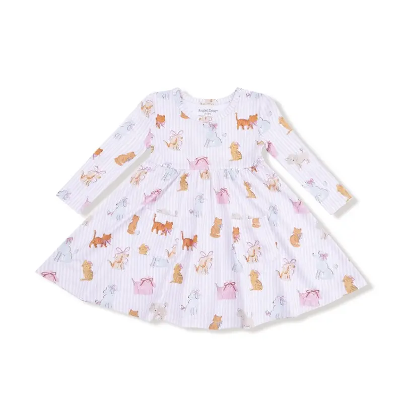 Twirly Long Sleeve Dress - Fancy Pets