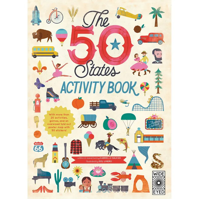 The 50 States Activity Book