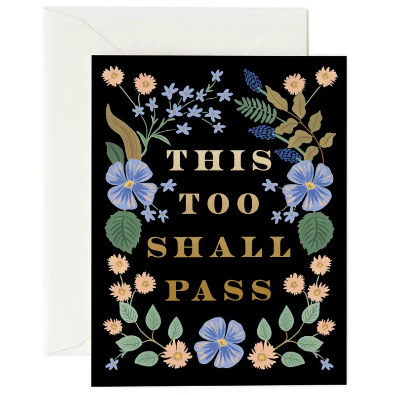 Rifle Paper Co. - This Too Shall Pass Card