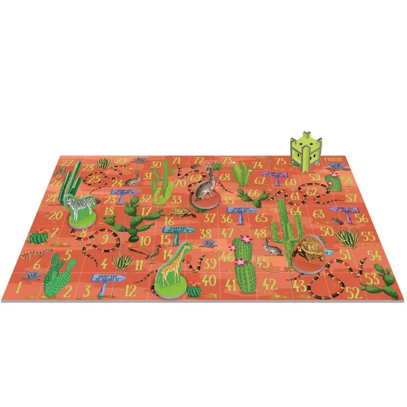 Wild Animals Pop & Slot Snakes & Ladders Game