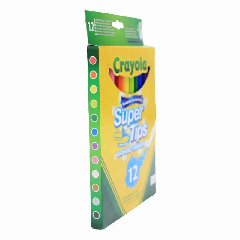 Crayola Super Tips Washable Markers  12 Colors