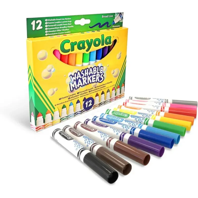 Crayola Washable Markers  12 Colors