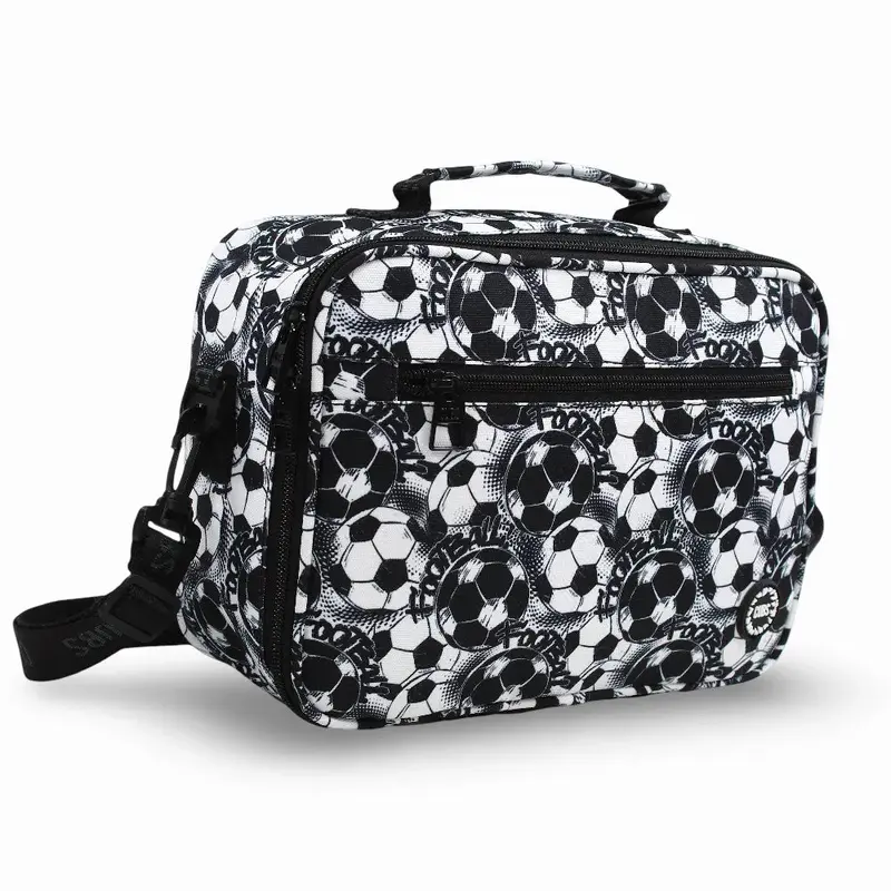 Cubs Football Sequin Lunch Bag