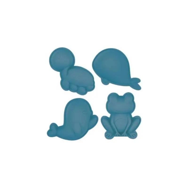 Scrunch Bucket - Sand Molds - Grey Blue