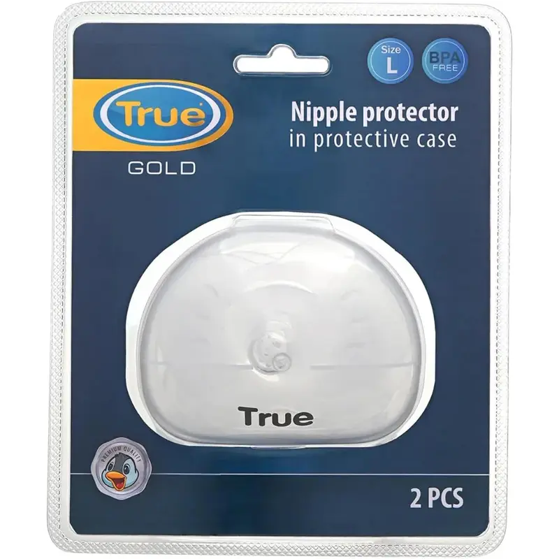 True Gold Silicon Nipple Protector - Size L