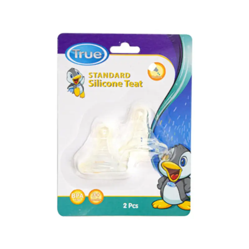 True Standard Silicone Teat  2 Pack