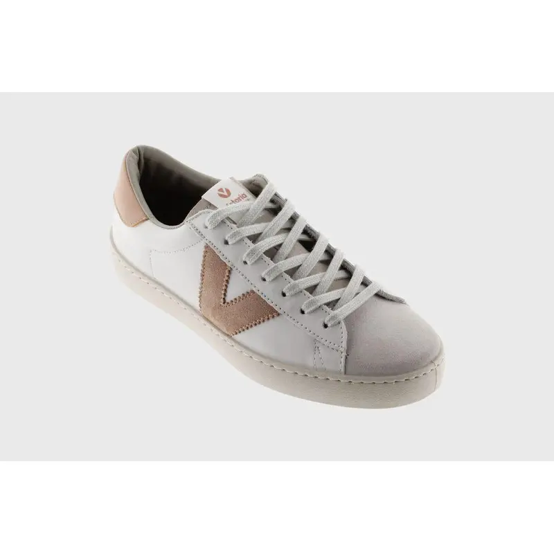 Victoria Shoes - Women's Berlin Contrast Leather - Cuarzo